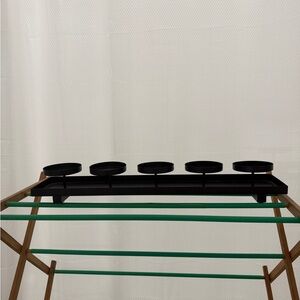 Black Metal Candle Holder